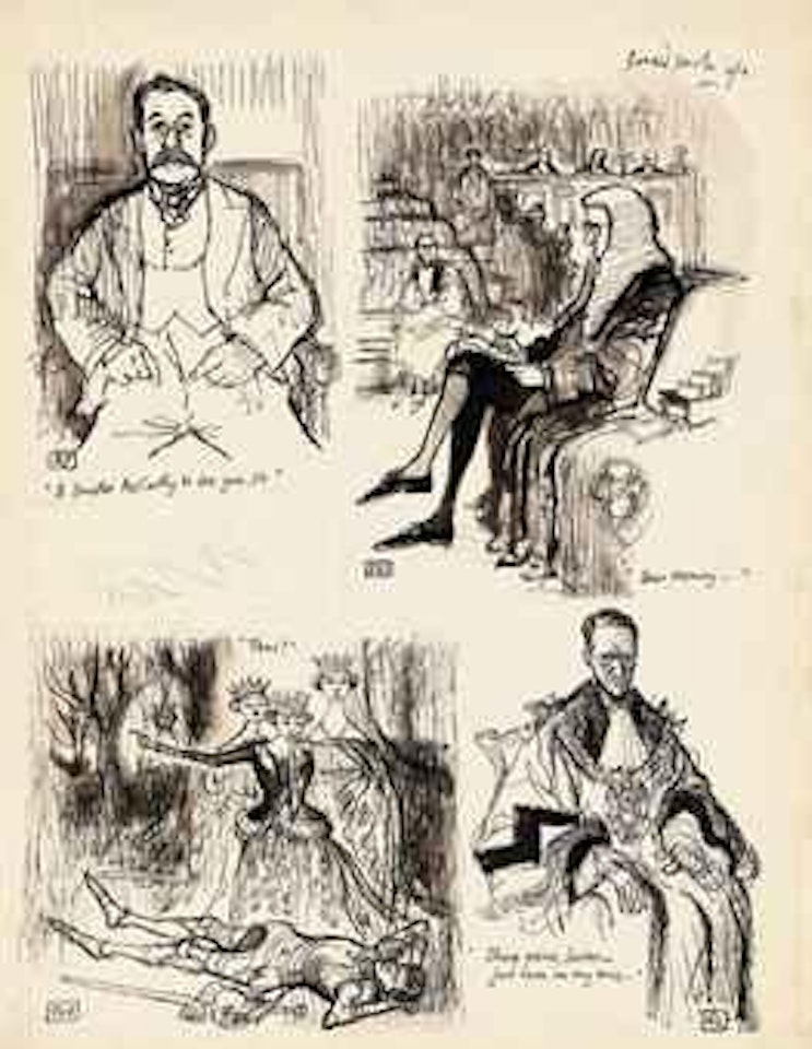 At the Academy by Ronald Searle