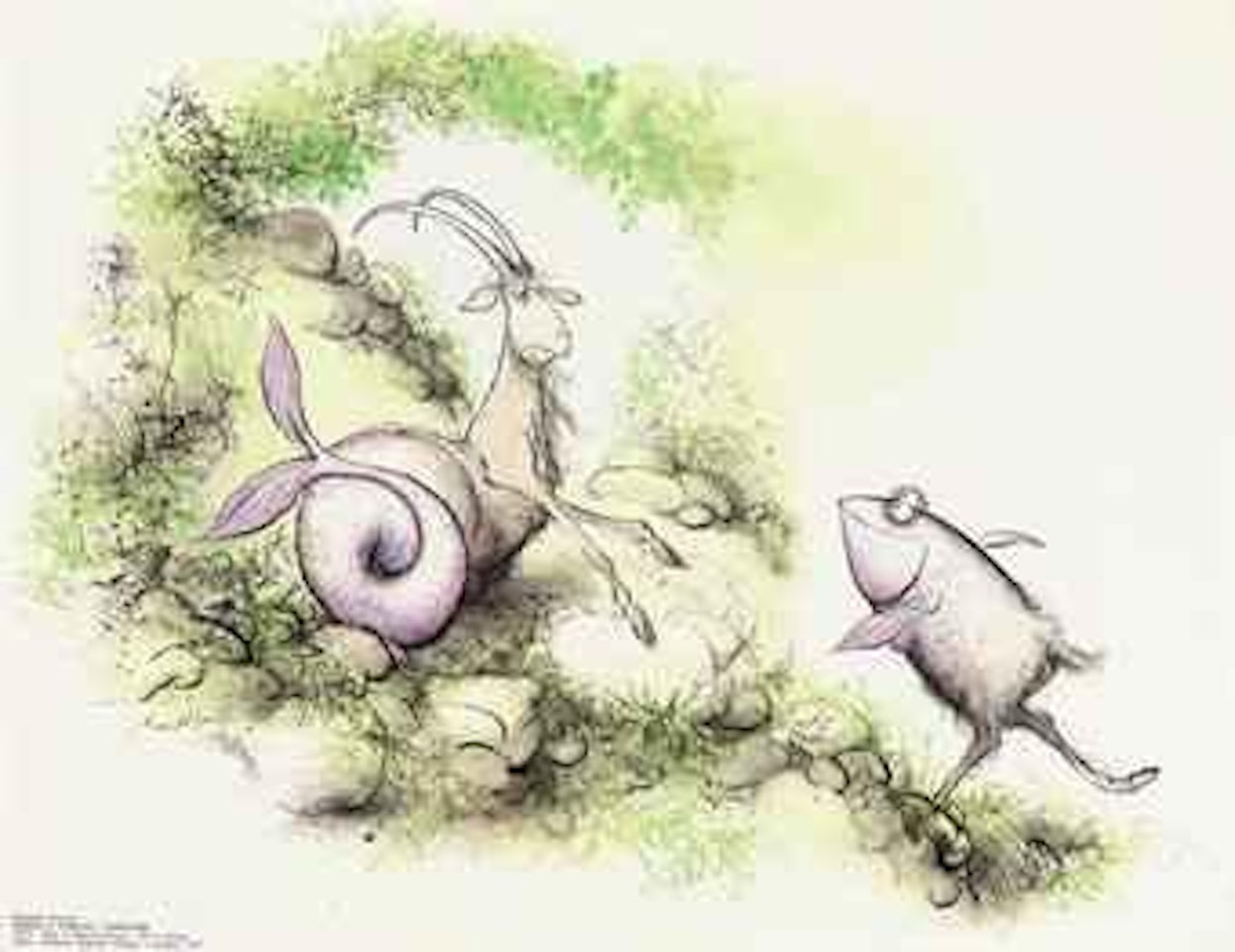 Searle's Zoodiac: 'Capricorn' by Ronald Searle
