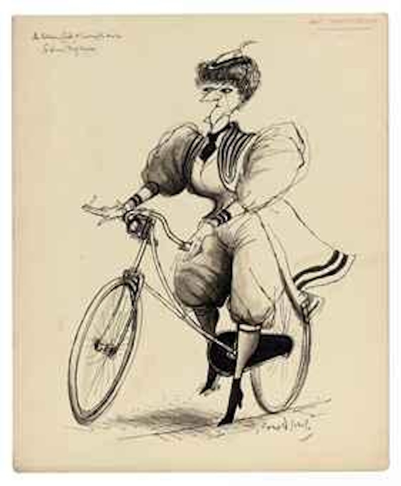 Mr Rothman's guide to London of the nineties: The advanced young woman by Ronald Searle