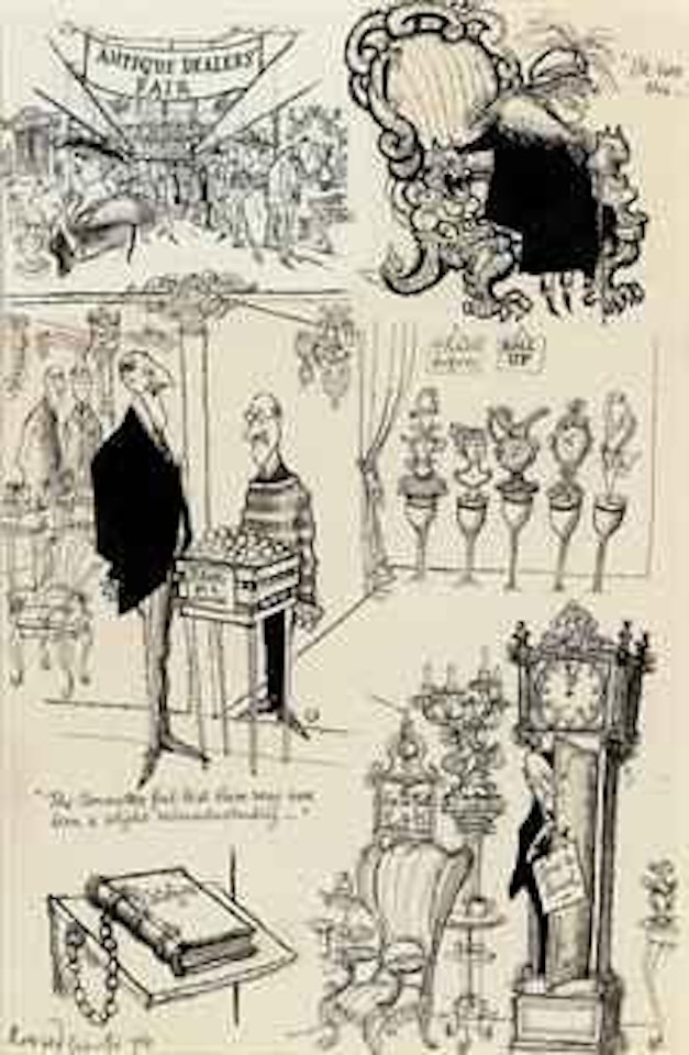 Antique Dealer's Fair by Ronald Searle