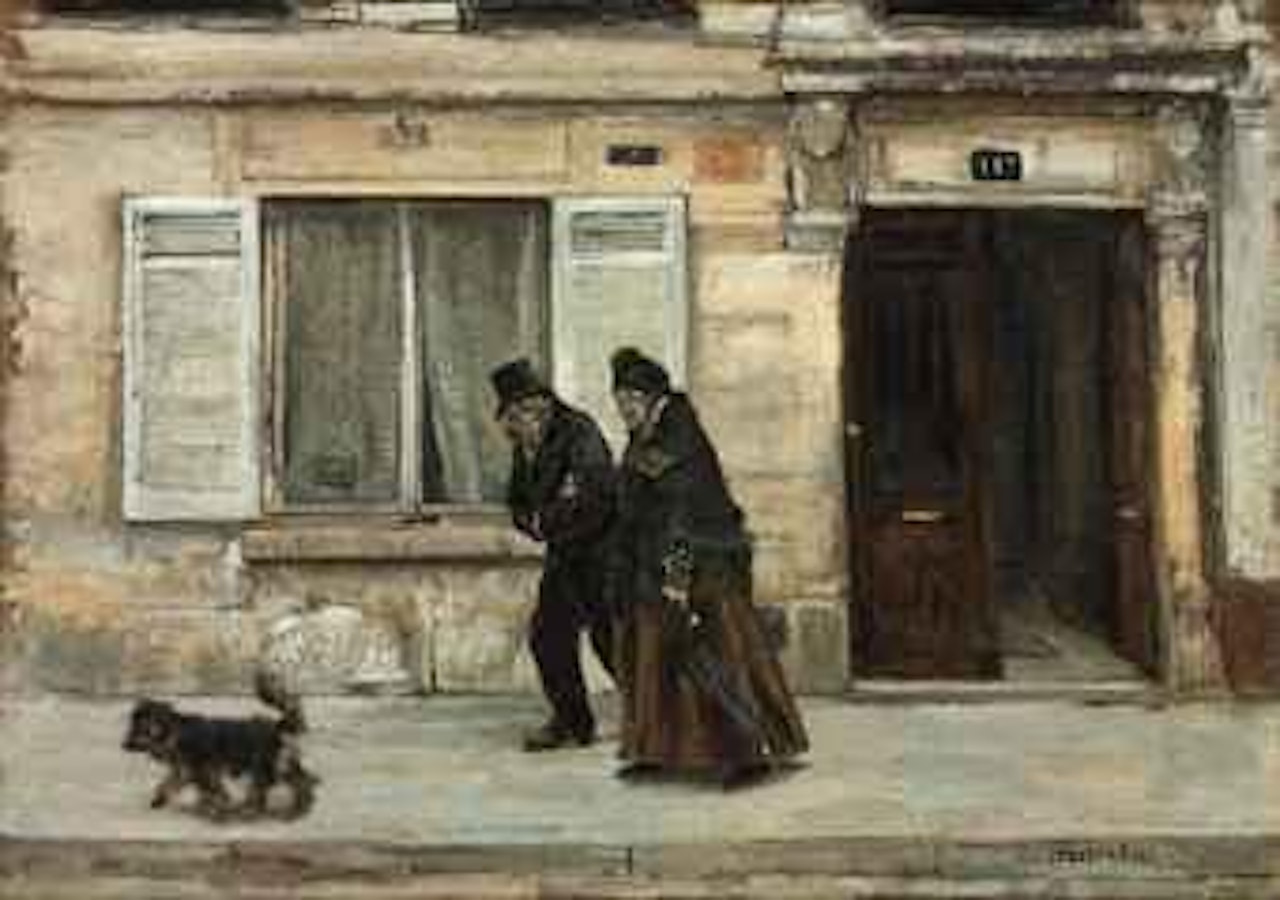 Promenade by Jean Francois Raffaelli