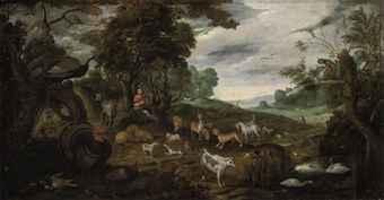 Orpheus charming the Animals by Frederik Bouttats