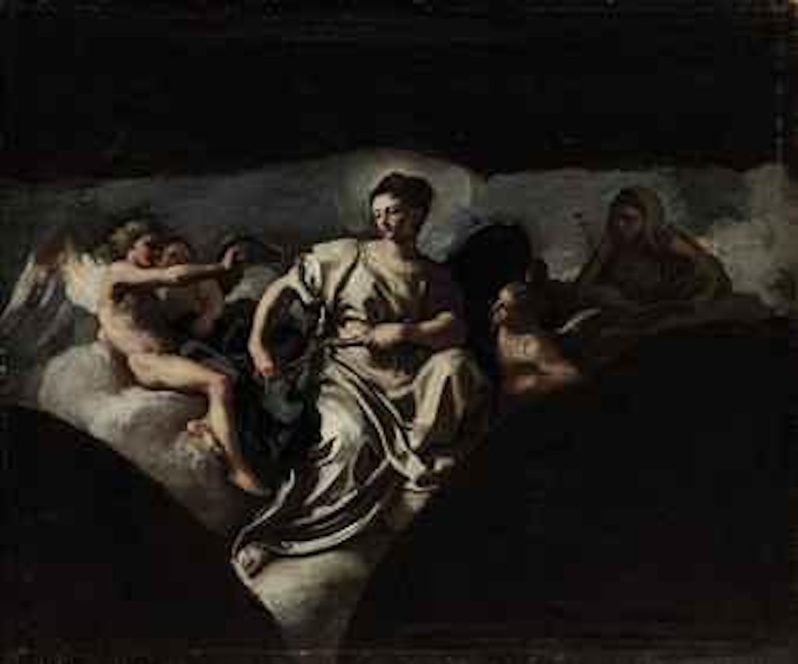 Modesty - a bozzetto by Francesco Solimena
