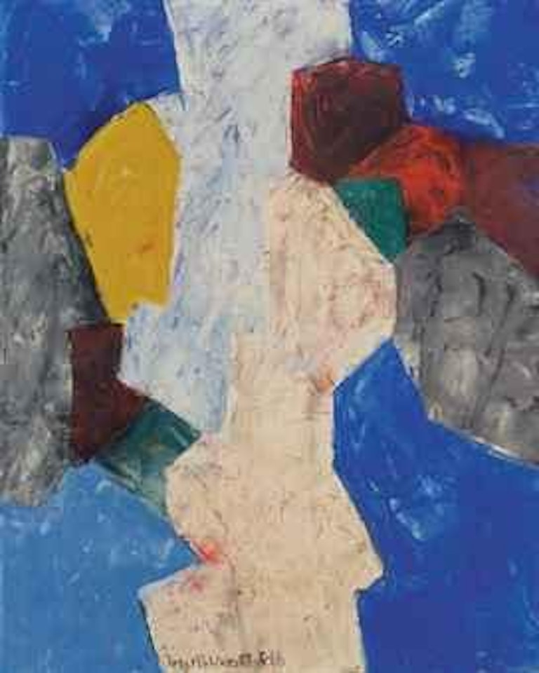 Bleu, blanc, rouge et jaune by Serge Poliakoff