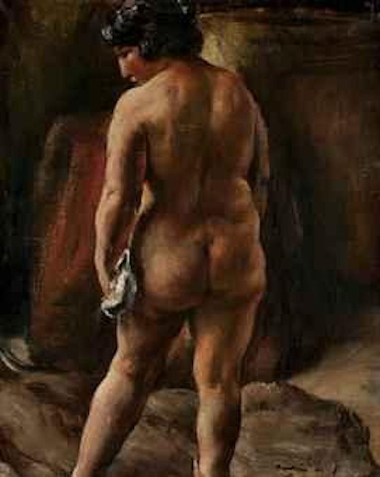 Nu de dos by Jean Fautrier