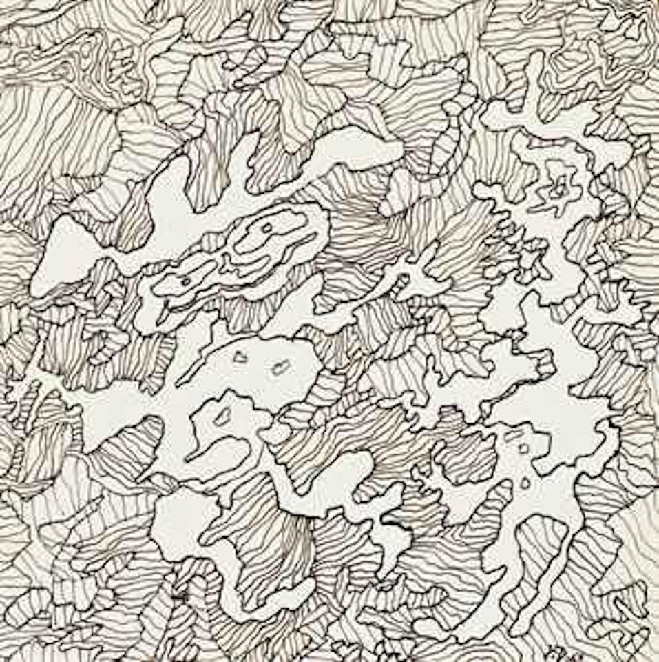 Deux personnages et paysage by Jean Dubuffet