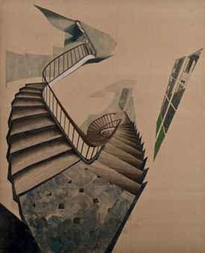 Escalier anamorphique by Sam Szafran