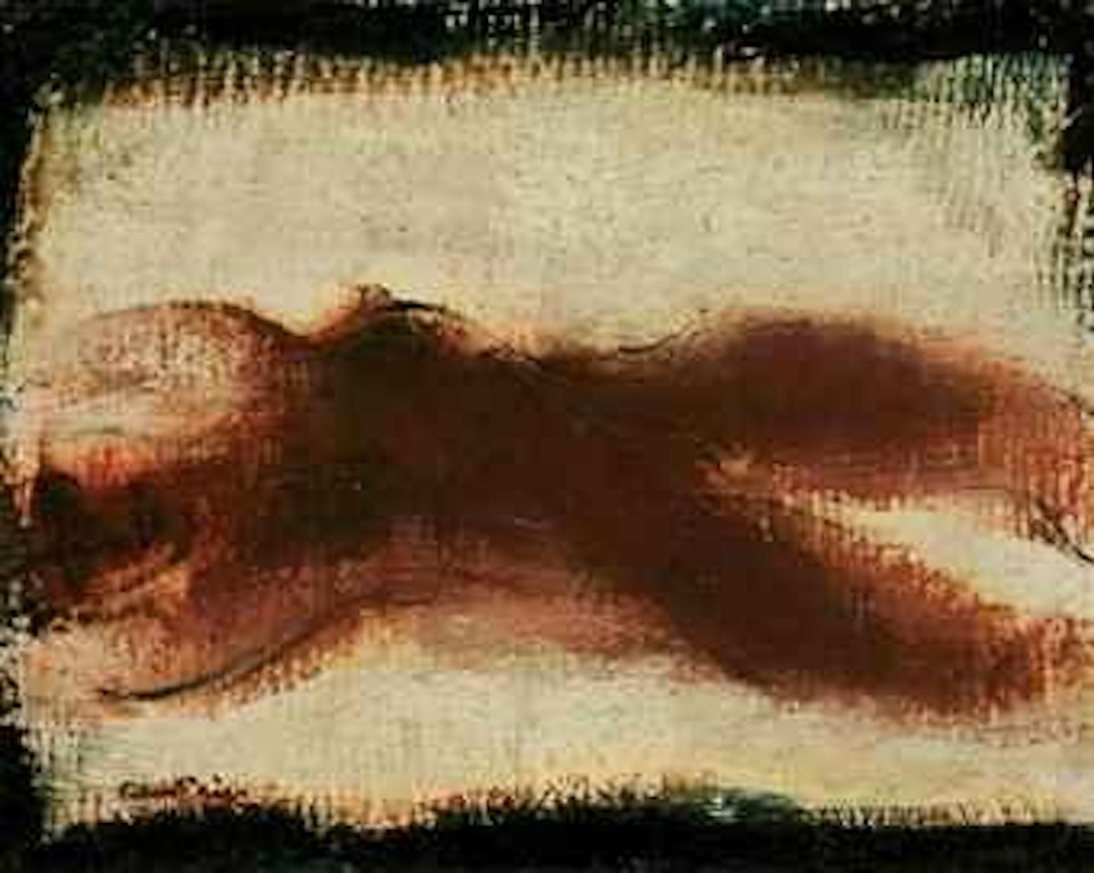 Nu feminin allongé by Jean Fautrier