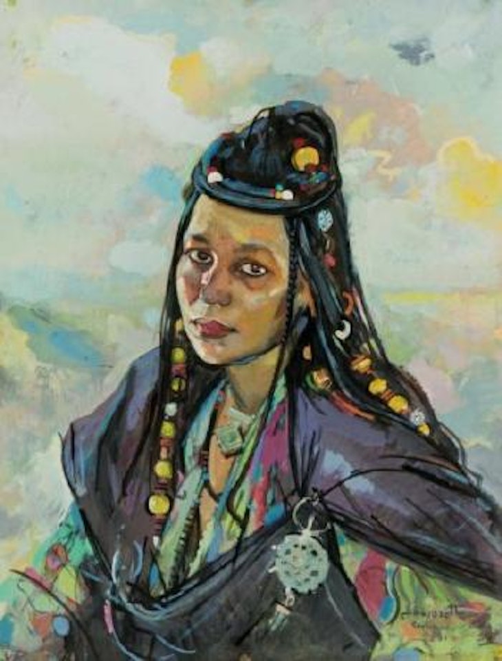 Jeune femme de Goulimine by Jacques Majorelle