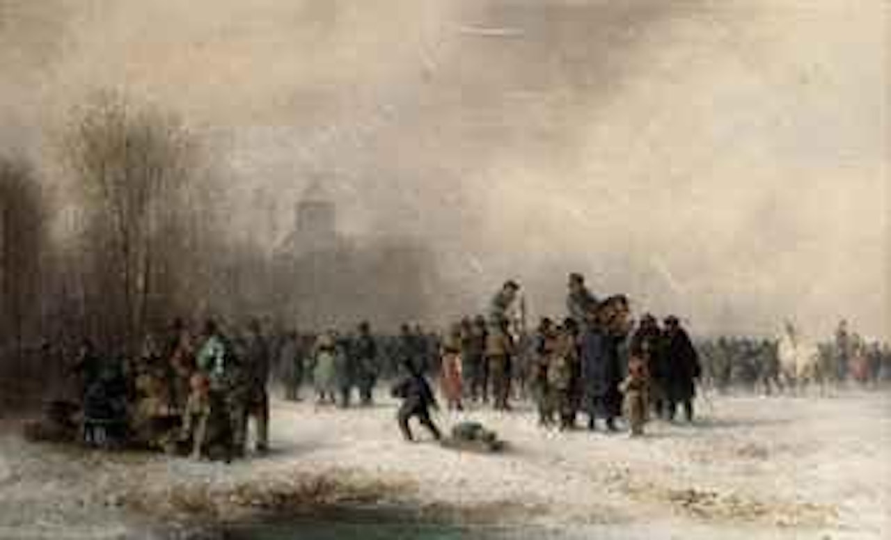 The winter fair by Anton Doll