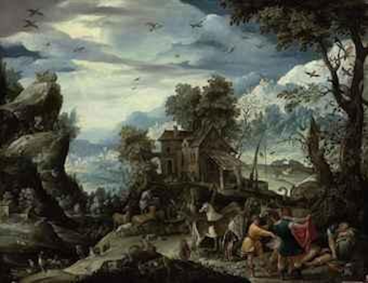 The drunkeness of Noah by David Teniers II