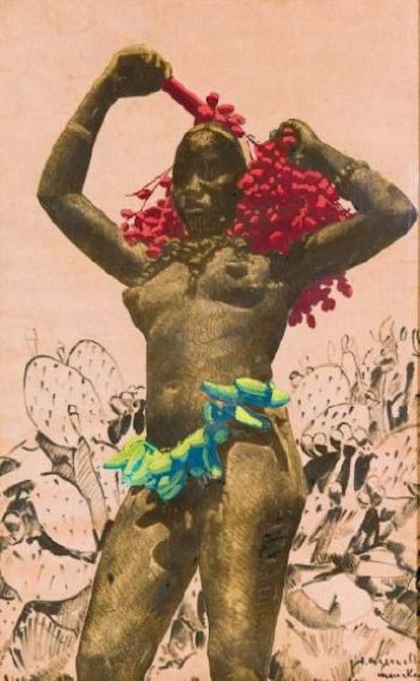 La récolte de dattes by Jacques Majorelle