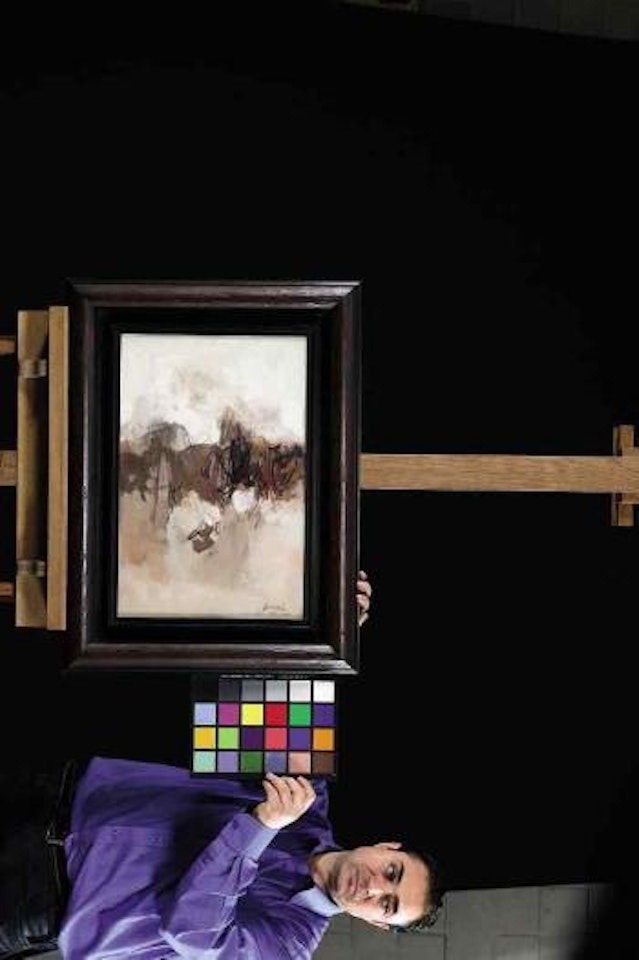 Composition no 110 by Chu Teh-Chun