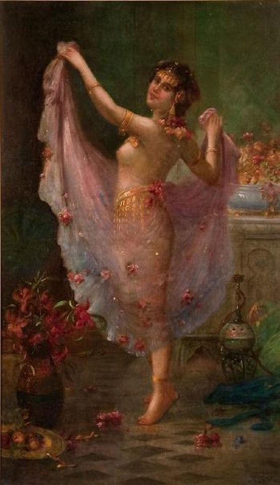 Harem dancer by Hans Zatzka