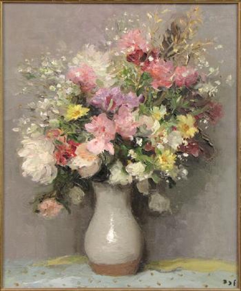 Godetias by Marcel Dyf