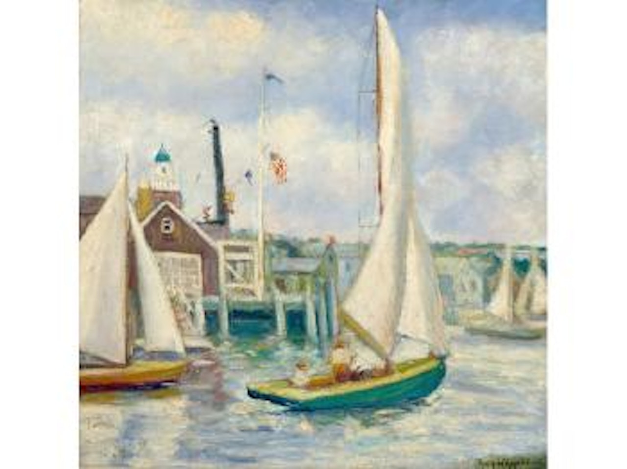 Essex, Conn by Guy Carleton Wiggins
