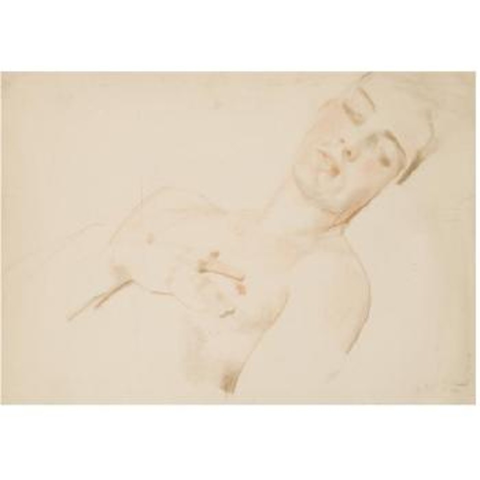 Reclining Male Nude by Konstantin Somov