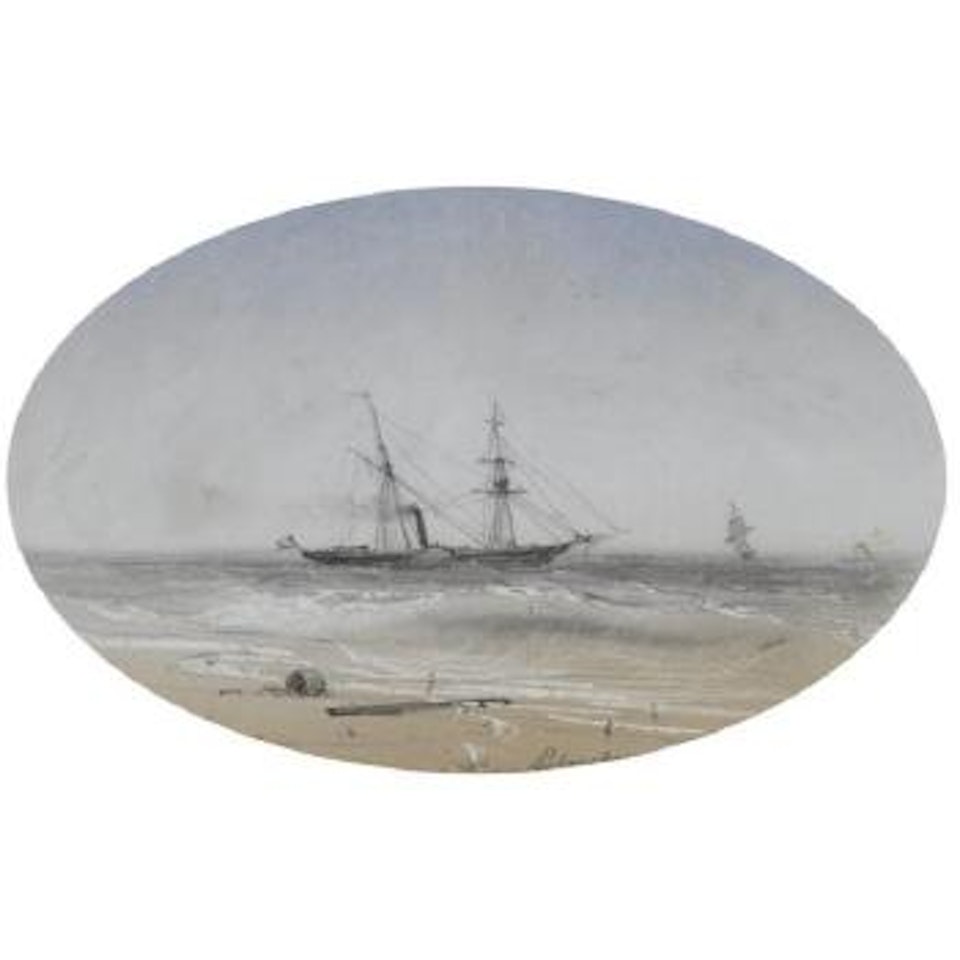 Shipping Off The Coast by Ivan Konstantinovich Aivazovsky