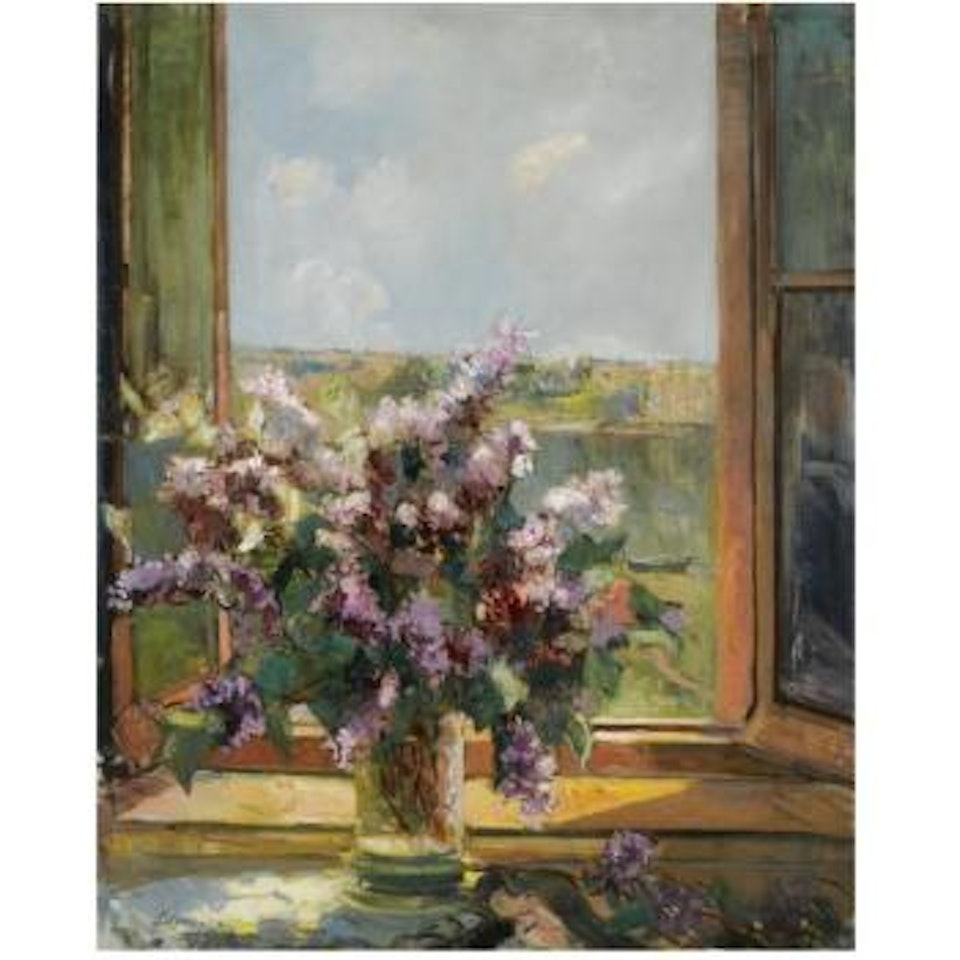 Lilacs by Georgij Aleksandrovic Lapschin