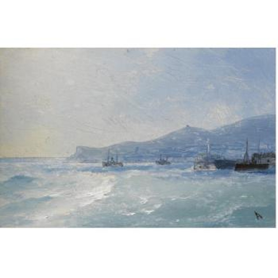 A View Of Theodosia by Ivan Konstantinovich Aivazovsky