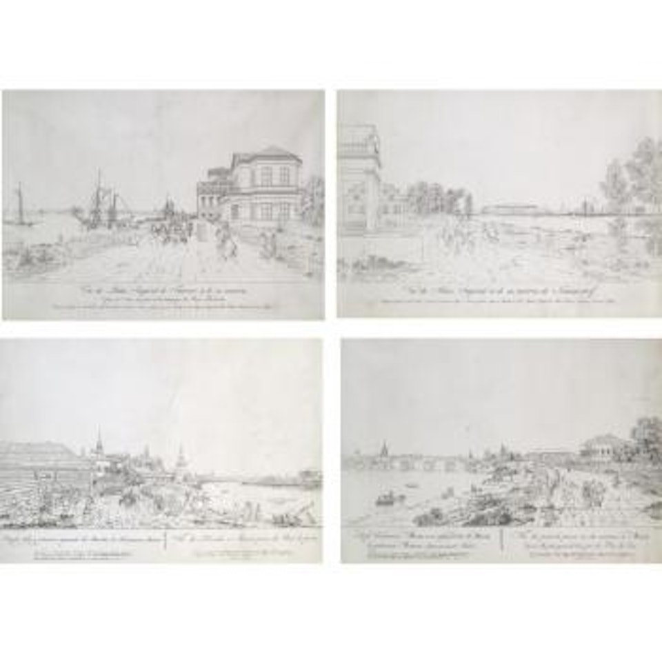 A Rare Set Of Ten Engravings Of Views Of Moscow And St. Petersburg by Gabriel LoryI