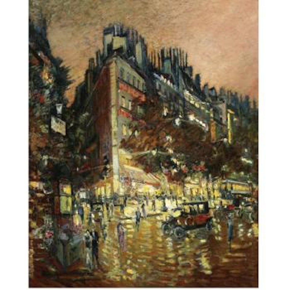 Paris By Night by Konstantin Alekseevich Korovin