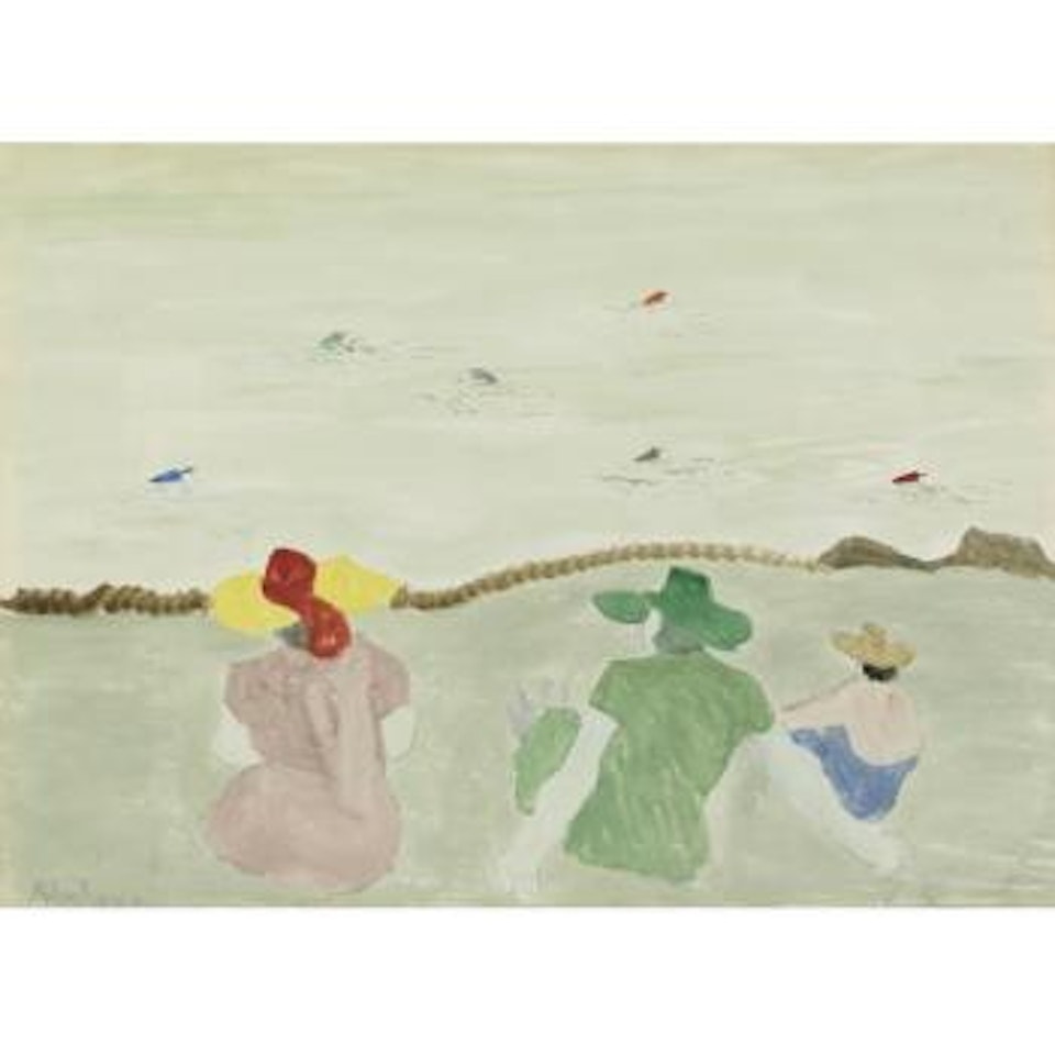 Girls And Buoys by Milton Avery
