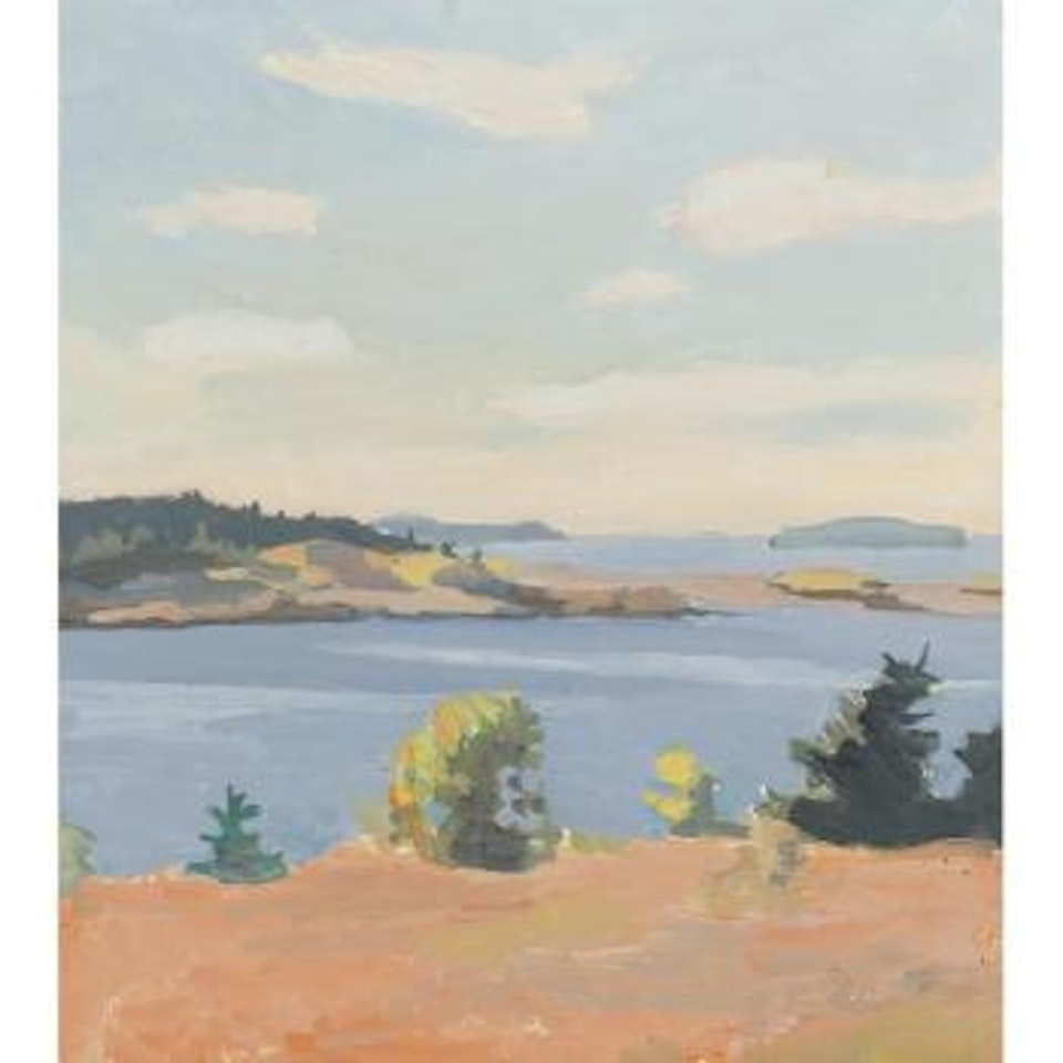 View Of Penobscot Bay, Maine by Fairfield Porter