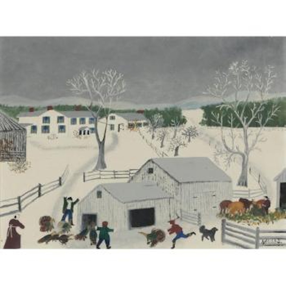 We Have A Turkey by Grandma Moses