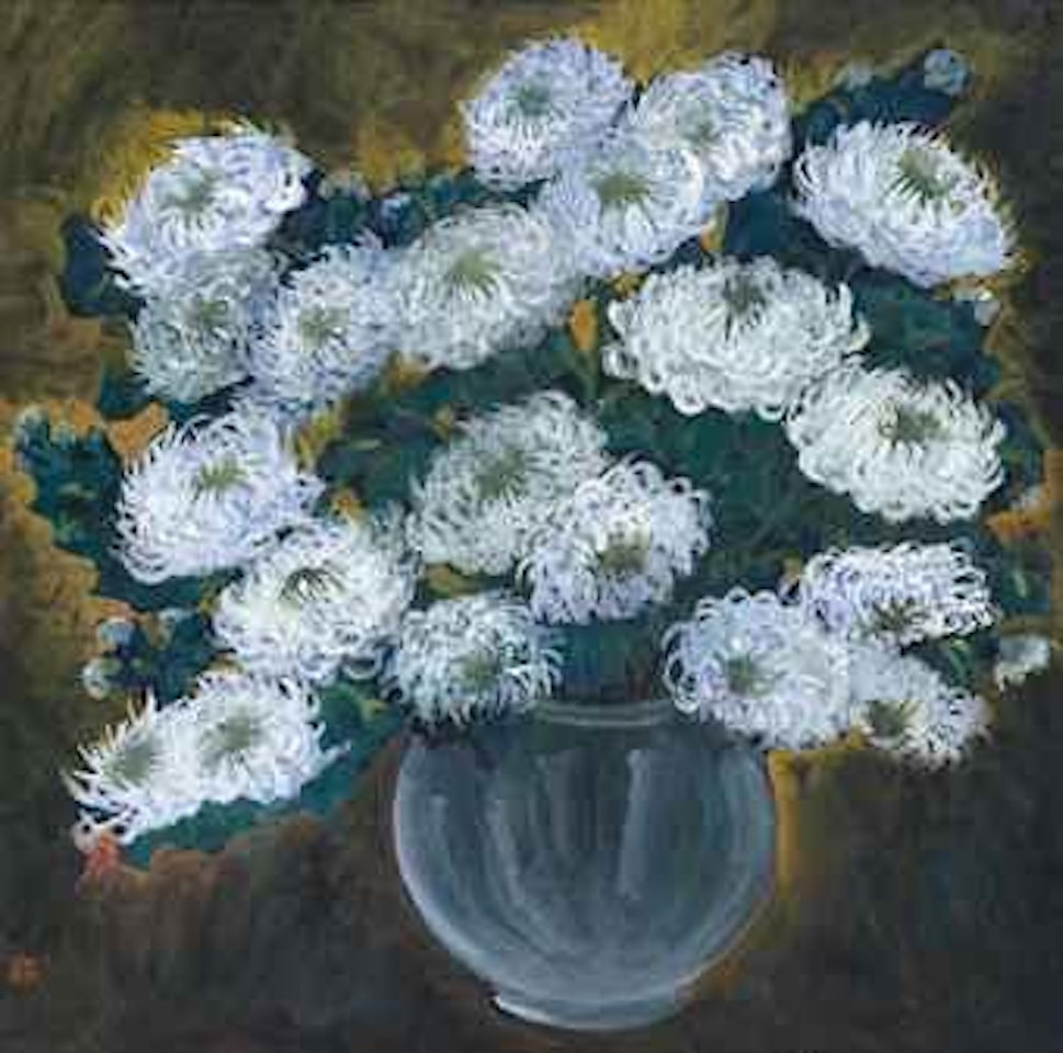 Chrysanthemums by Lin Fengmian