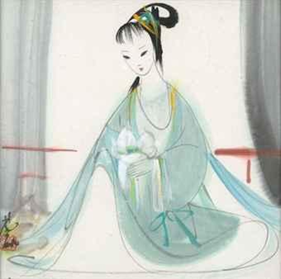 Lady by Lin Fengmian