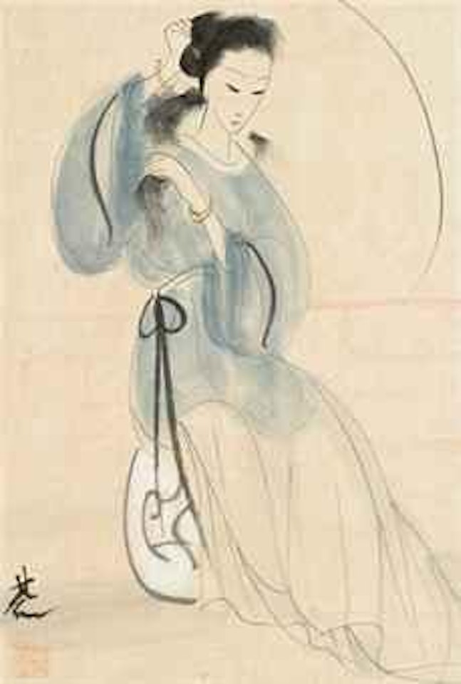 Lady by Lin Fengmian