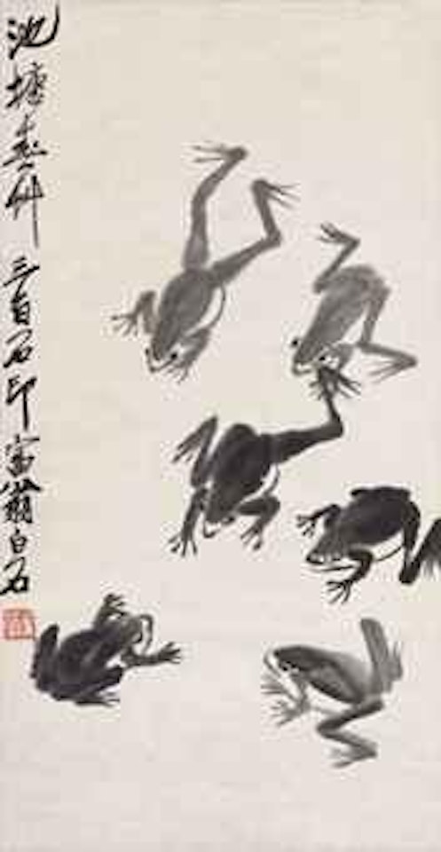 Frogs by Qi Baishi