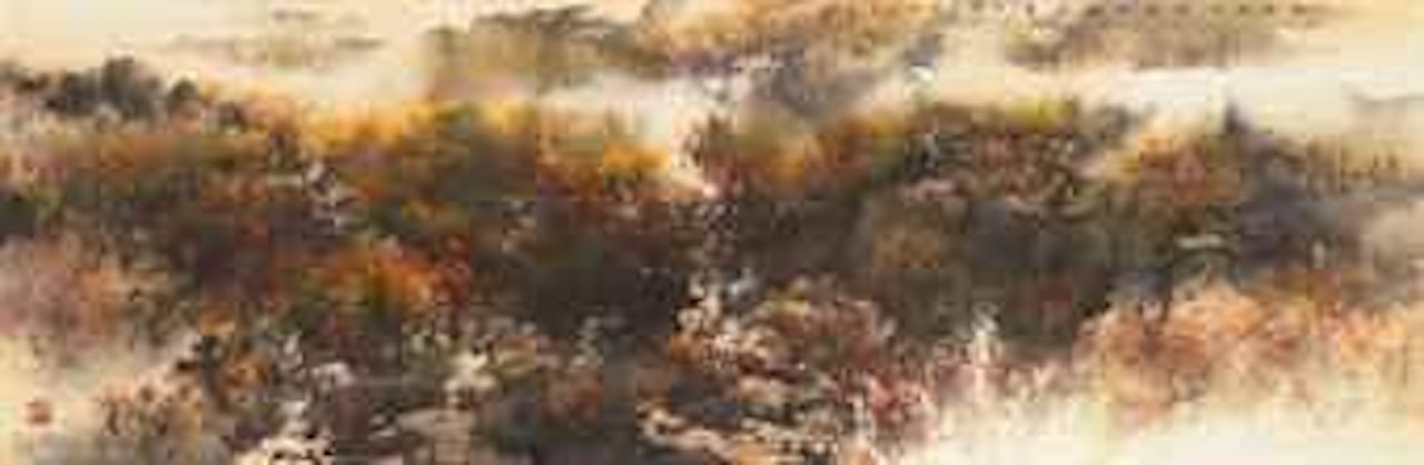 Glittering Trees of Gold by He Baili