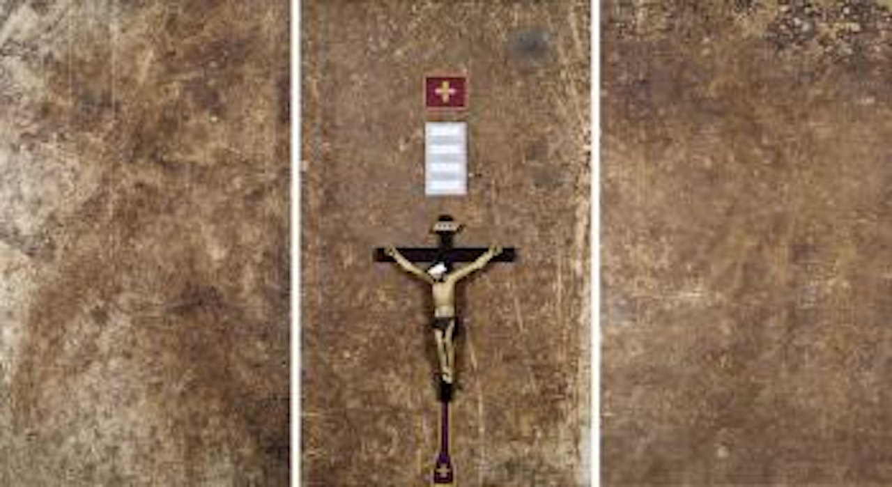 Reliktbild, Triptychon by Hermann Nitsch