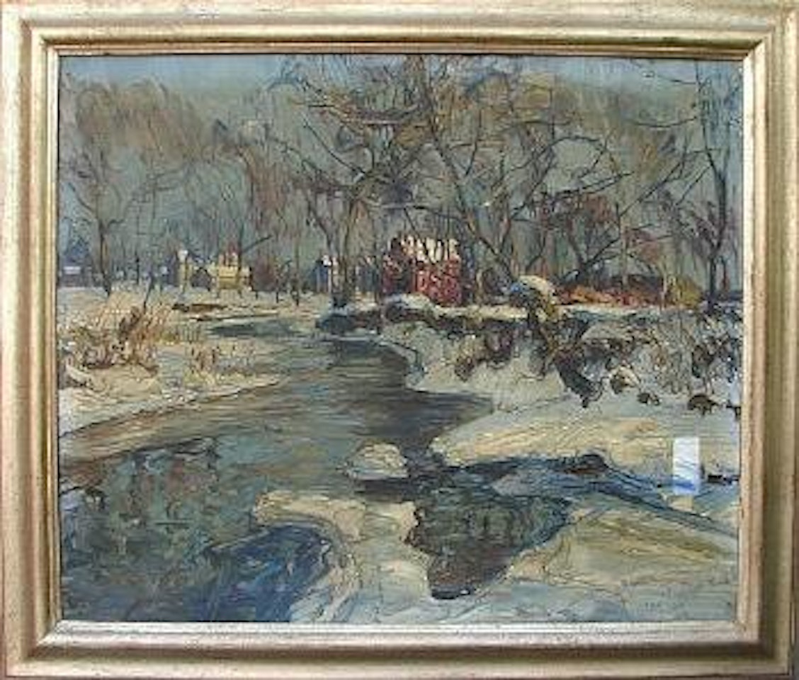 Winter brook by Walter Emerson Baum