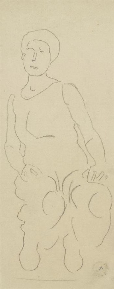 Study of a woman by Ferdinand Hodler