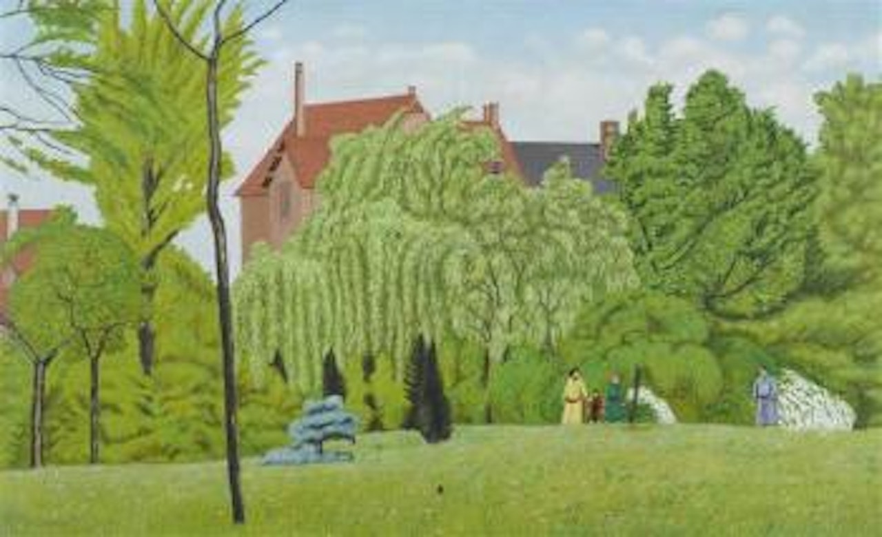 City part in Ludwigshafen by Adolf Dietrich