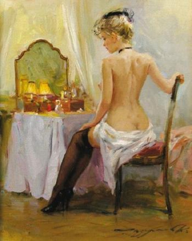 Devant le miroir by Constantin Razoumov