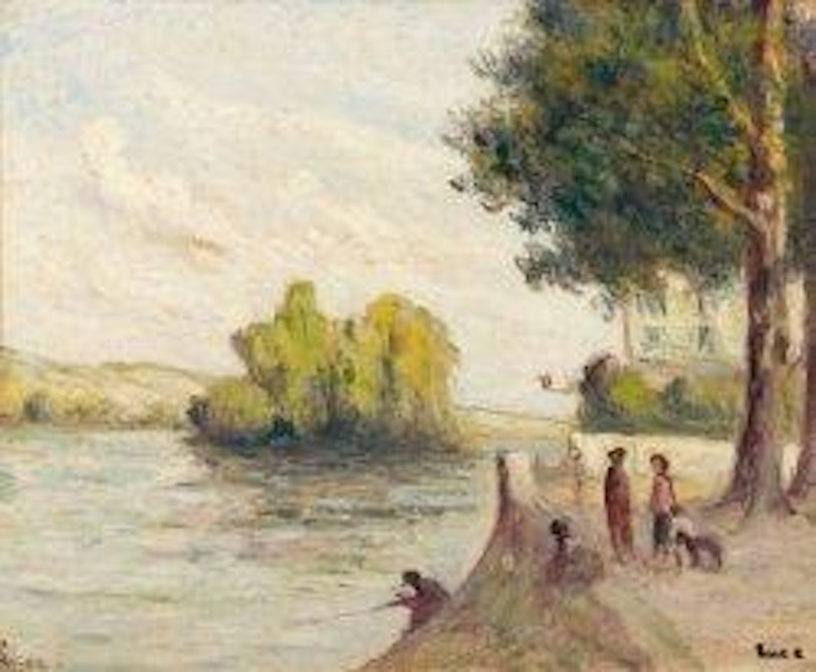 Le pêcheur by Maximilien Luce