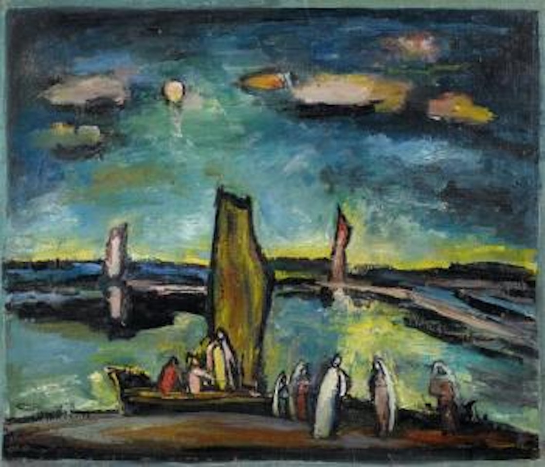 Christ et les pêcheurs by Georges Rouault