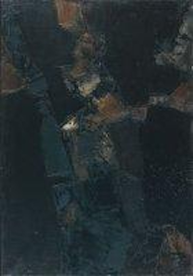 Black and brown abstract by Léon Zack