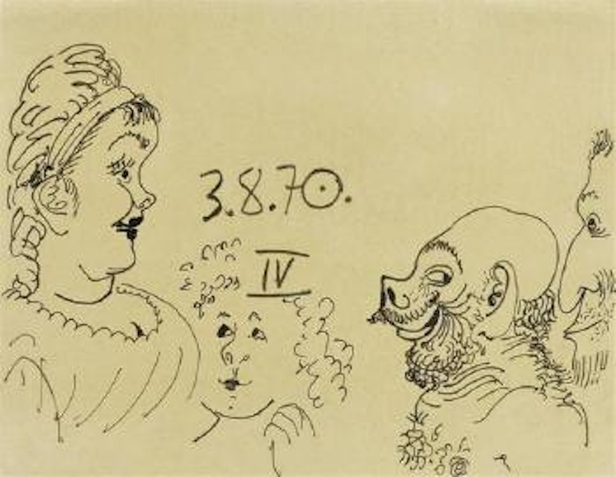 Personnages. IV by Pablo Picasso