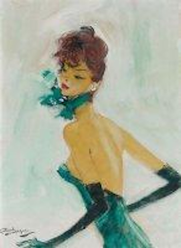 Jeune élégante by Jean Gabriel Domergue