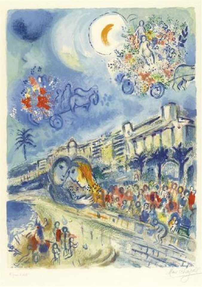 Bataille de Fleurs by Marc Chagall