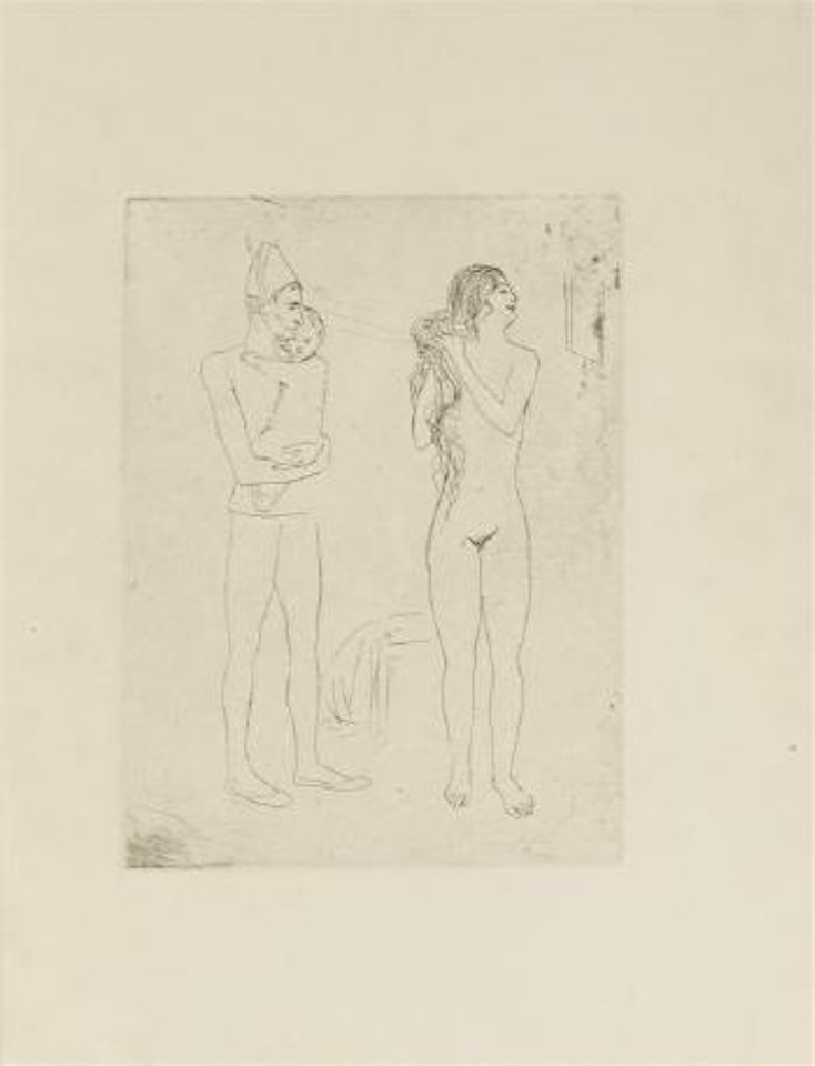 La toilette de la mère by Pablo Picasso