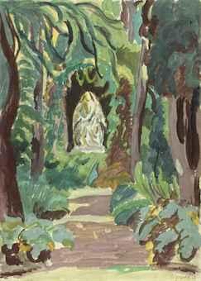 Public gardens, Rome by Duncan Grant