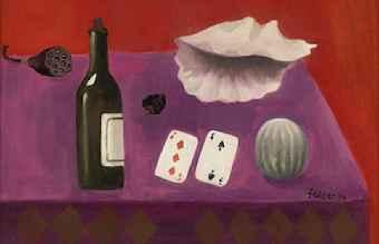 The Playing Cards by Mary Fedden