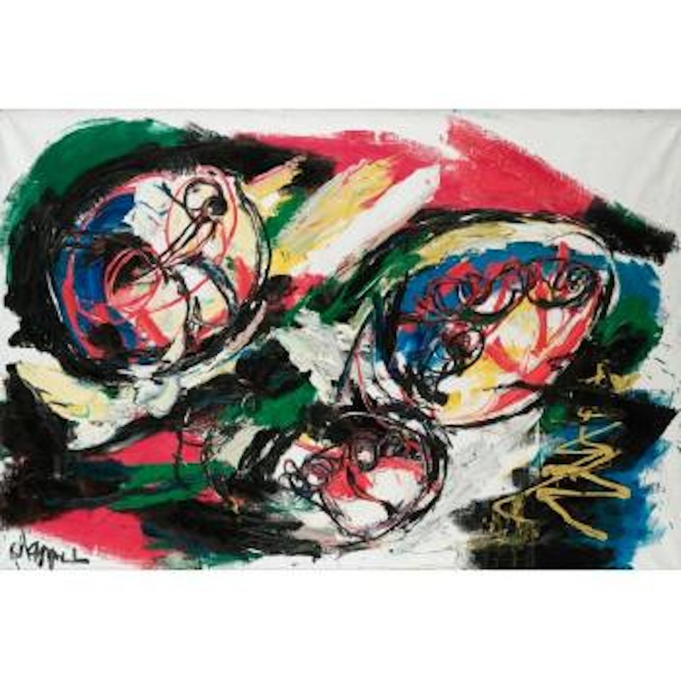 Têtes Dans L'espace by Karel Appel