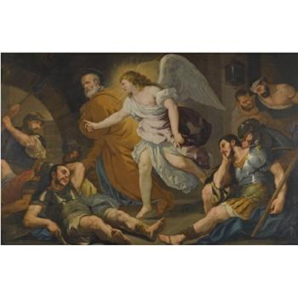 The Liberation Of Saint Peter by Circle of Luca Giordano